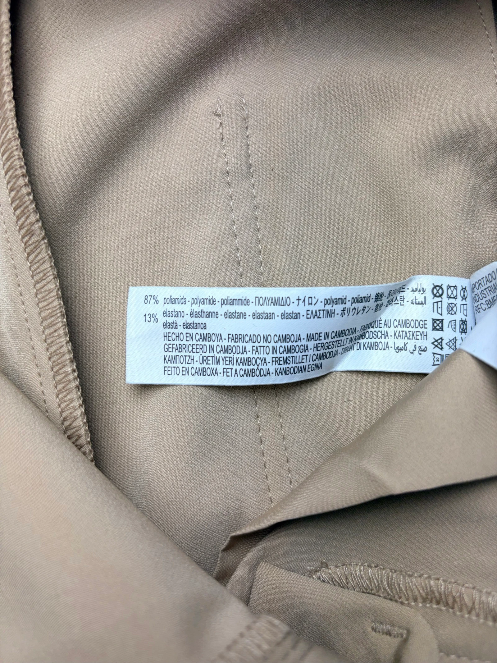 Calça de fato OYSHO bege/taupe – Novo com etiqueta – Tamanho L – photo 7